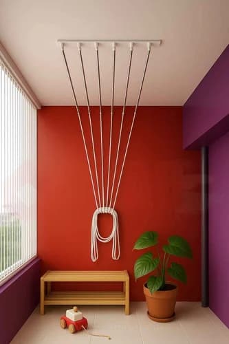 Vasantha Cloth Drying Hangers Installation Project 2