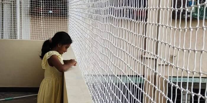 Vasantha Children Safety Nets Installation Project 4