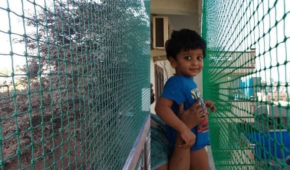 Vasantha Children Safety Nets Installation Project 5