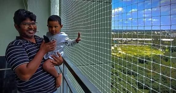 Vasantha Children Safety Nets Installation Project 6